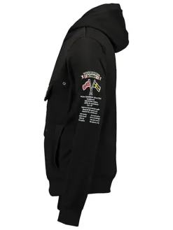 Hoodie "Gymclass" zwart