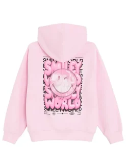 Hoodie lichtroze
