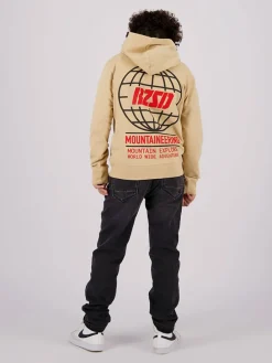 Hoodie "Nulato" in beige