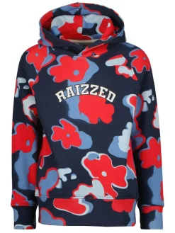 Hoodie "Odile" donkerblauw/rood