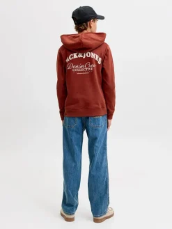 Hoodie roodbruin
