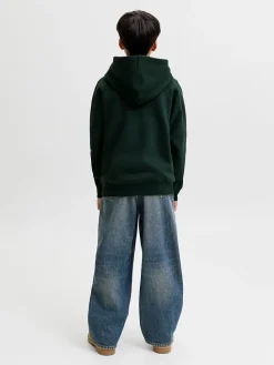 Hoodie "Star" donkergroen