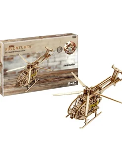 Houten functioneel model "Revell - Tiny Adventures - Helicopter" - vanaf 10 jaar