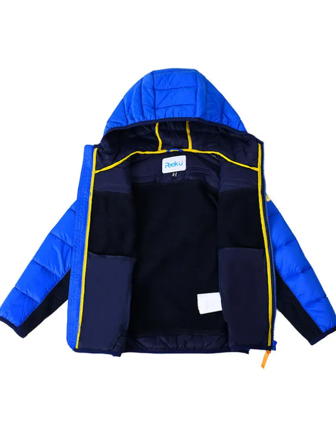 Hybride jas "Lynx" blauw/donkerblauw