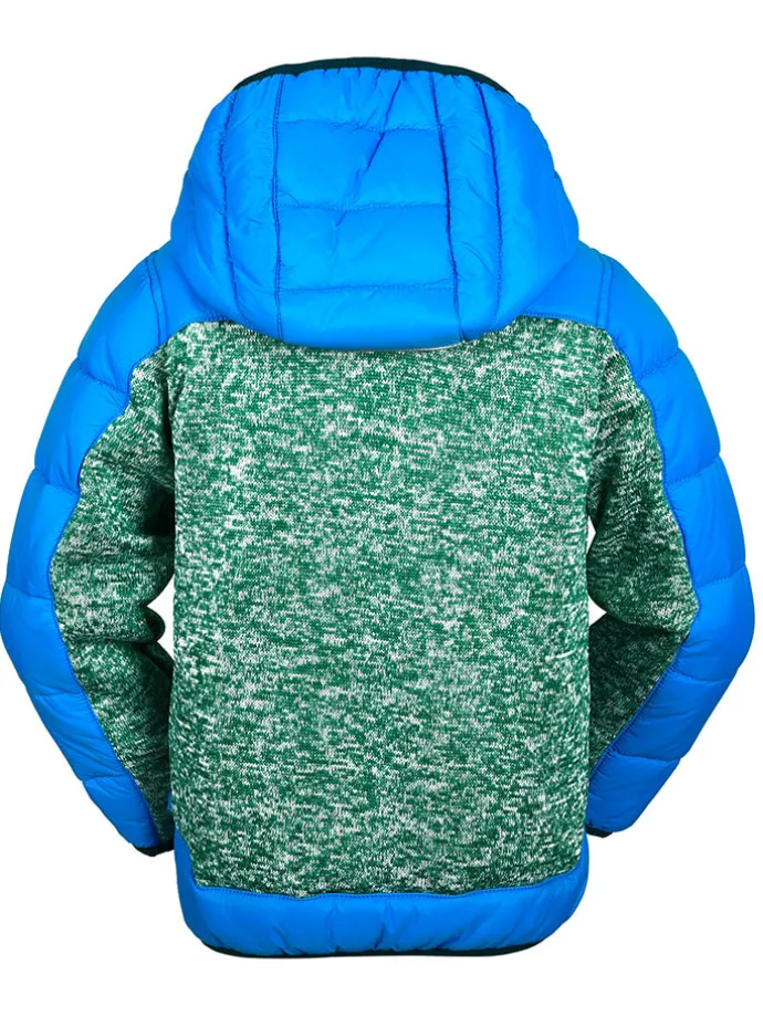 Hybride jas "Lynx" blauw/turquoise