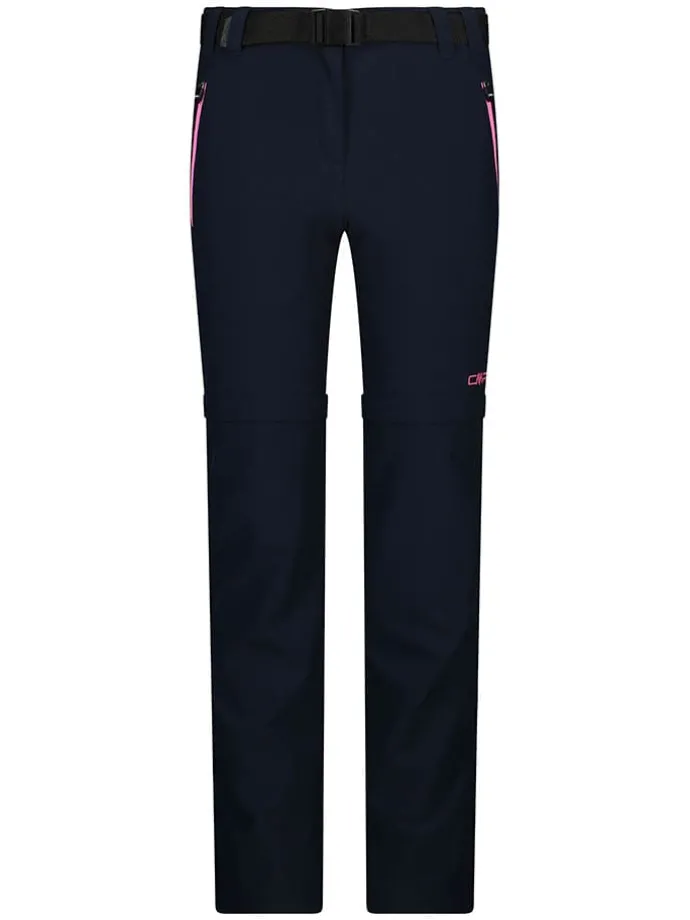 2-in-1 functionele broek donkerblauw