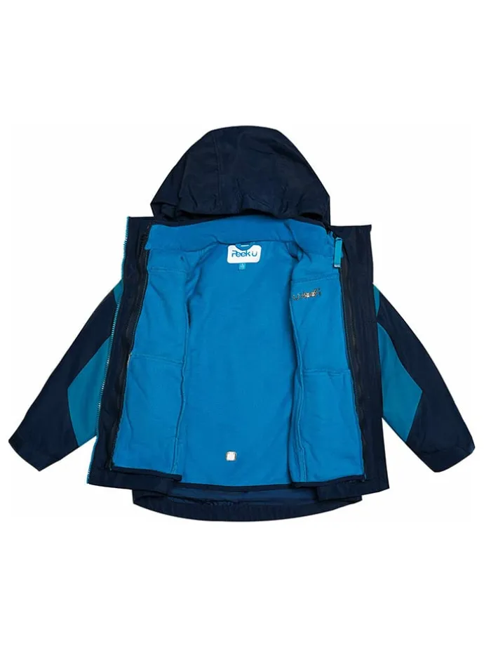 3-in-1 functionele jas "Trey" blauw
