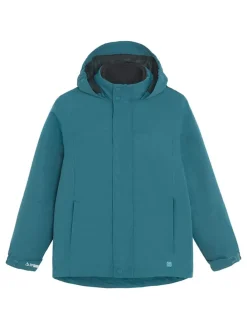 3 in 1 - functionele jas zwart/turquoise