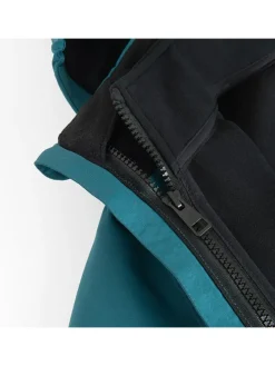 3 in 1 - functionele jas zwart/turquoise