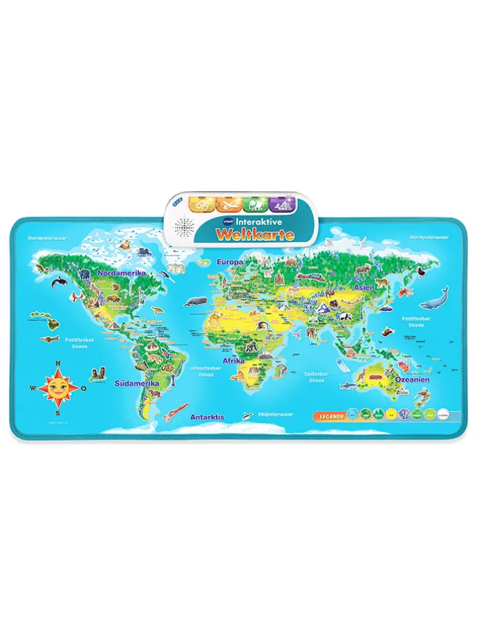 Interactieve wereldkaart - vanaf 6 jaar