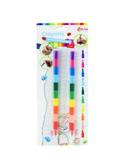 10-in-1 vetkrijtstift meerkleurig - vanaf 3 jaar