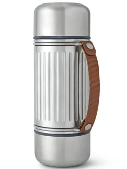 Isoleerfles "Explorer" zilverkleurig - 1 l