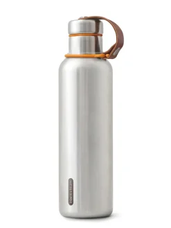 Isoleerfles zilverkleurig/oranje - 750 ml