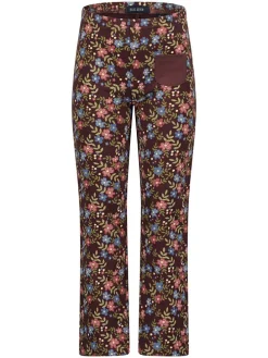 Joggingpak blauw/bordeaux