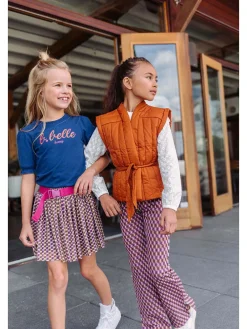 Jurk blauw/meerkleurig