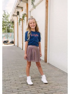 Jurk blauw/meerkleurig