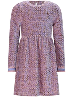 Jurk "Maxim" lichtroze/blauw