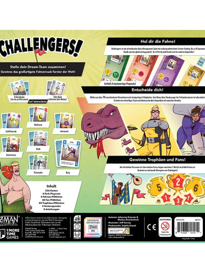 Kaartspel "Challengers!" - vanaf 8 jaar