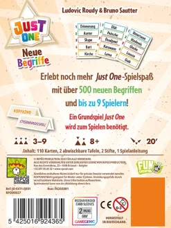 Kaartspel "Just One - Nieuwe woorden" - vanaf 8 jaar