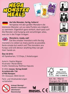 Kaartspel "Mega Monster Meals" - vanaf 8 jaar