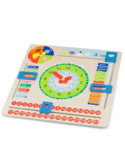 Kalenderklok meerkleurig - vanaf 3 jaar