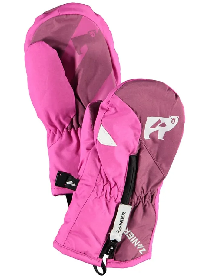 Kinderski-/snowboardwanten roze