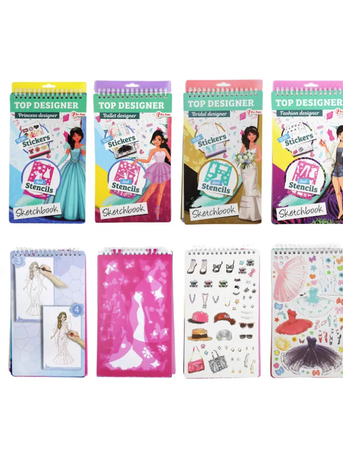 Kleurboek "Modeontwerper" - vanaf 3 jaar (verrassingsproduct)