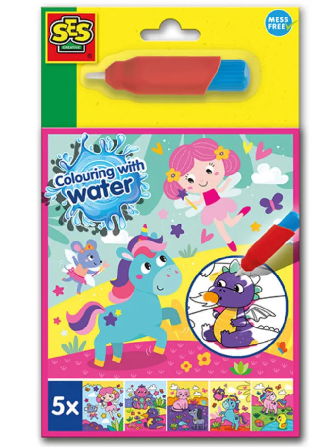 Kleurboek "Schilderen met waterstiften - Fantasie" - vanaf 3 jaar