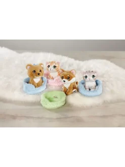 Knuffeldier met mandje "Red Cat Tabby" - vanaf de geboorte