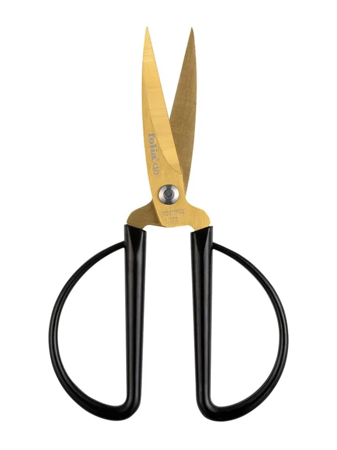 Knutselschaar goudkleurig/zwart - (L)14,5 cm