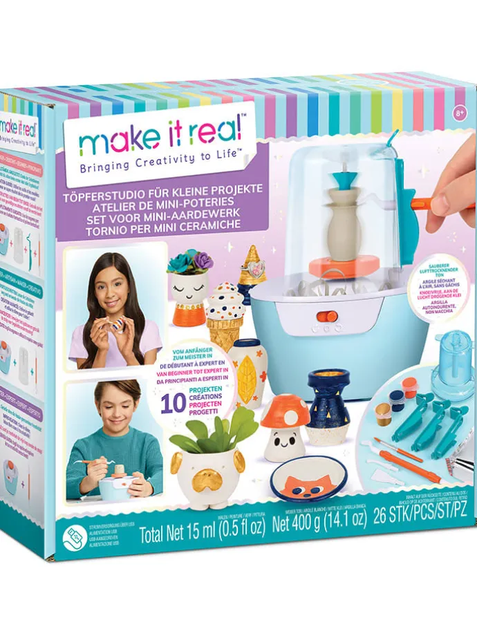 Knutselset "Mini Pottenbakkerij" - vanaf 8 jaar