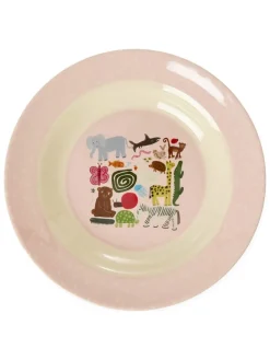 Kom "Wildlife" lichtroze/crème - Ø 20 cm