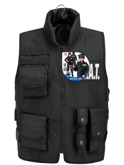 Kostuumgilet "SWAT | FBI | POLICE" zwart