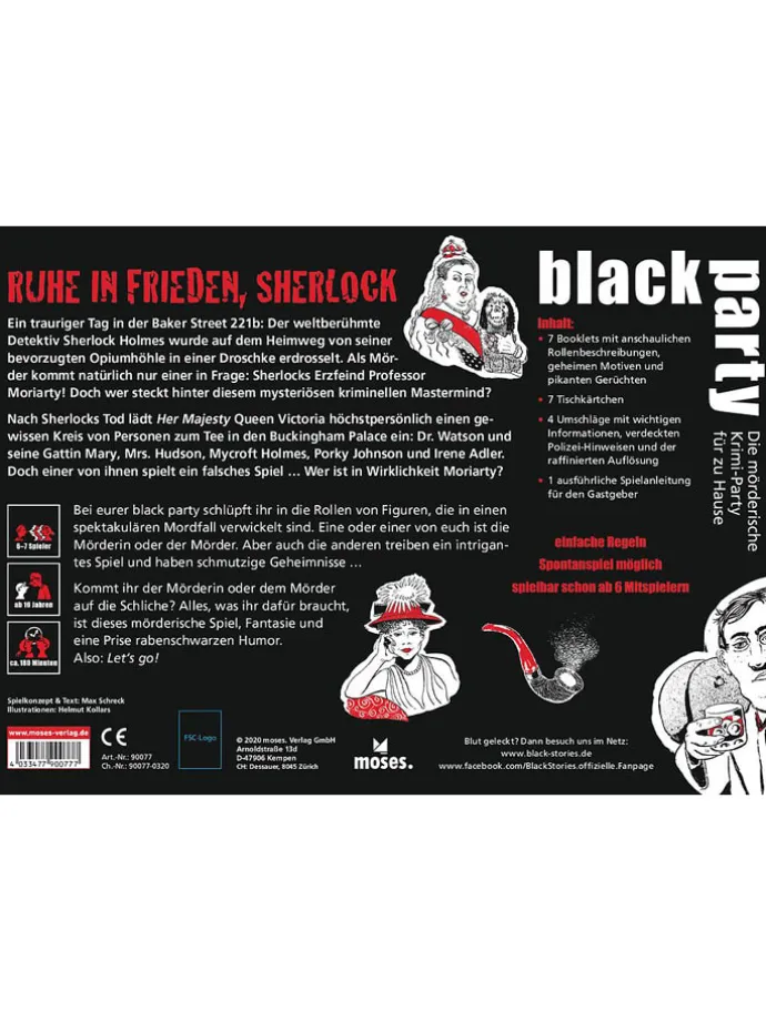 Krimidiner-spel ‘'Rust in vrede, Sherlock.’' - vanaf 16 jaar