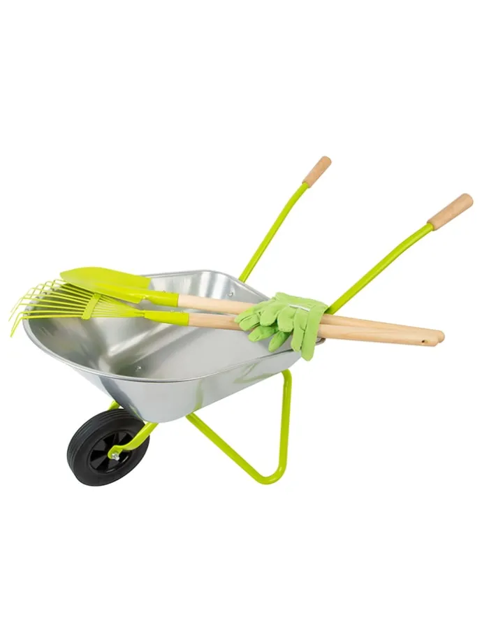 Kruiwagen met tuingereedschap - vanaf 3 jaar