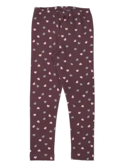 Legging auberginekleurig