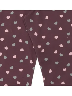 Legging auberginekleurig