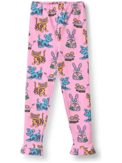 Legging "Robothuisdieren" lichtroze