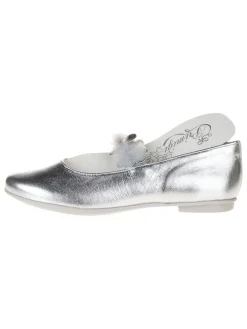 Leren ballerina's