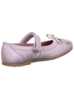 Leren ballerina's "Flair" paars