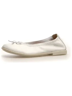 Leren ballerina's 