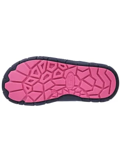 Leren barefootboots donkerblauw