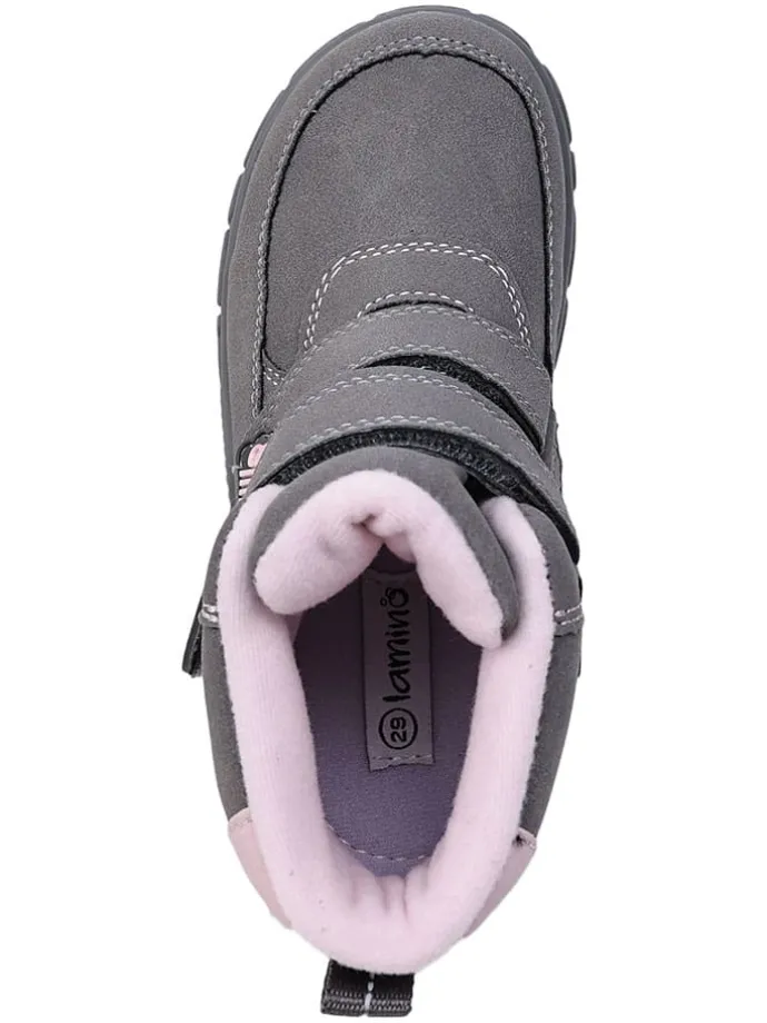 Leren barefootboots grijs