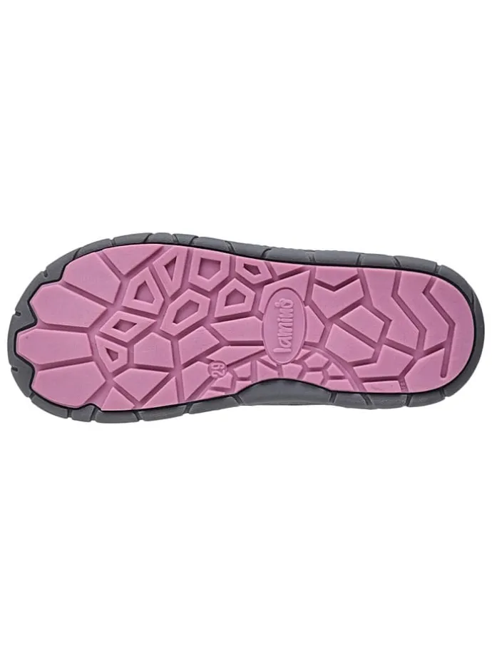 Leren barefootboots grijs