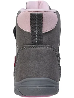 Leren barefootboots grijs