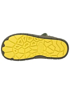 Leren barefootboots kaki