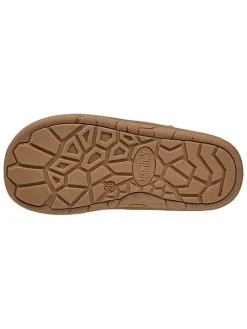 Leren barefootboots lichtbruin
