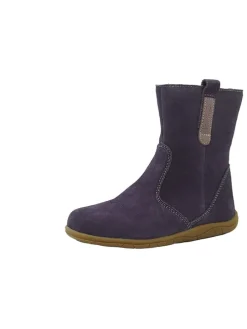 Leren barefootboots paars