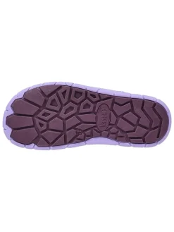 Leren barefootboots paars