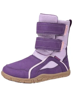 Leren barefootboots paars
